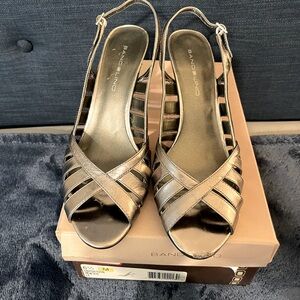 Bandolino Pewter Heels (DBFortson)